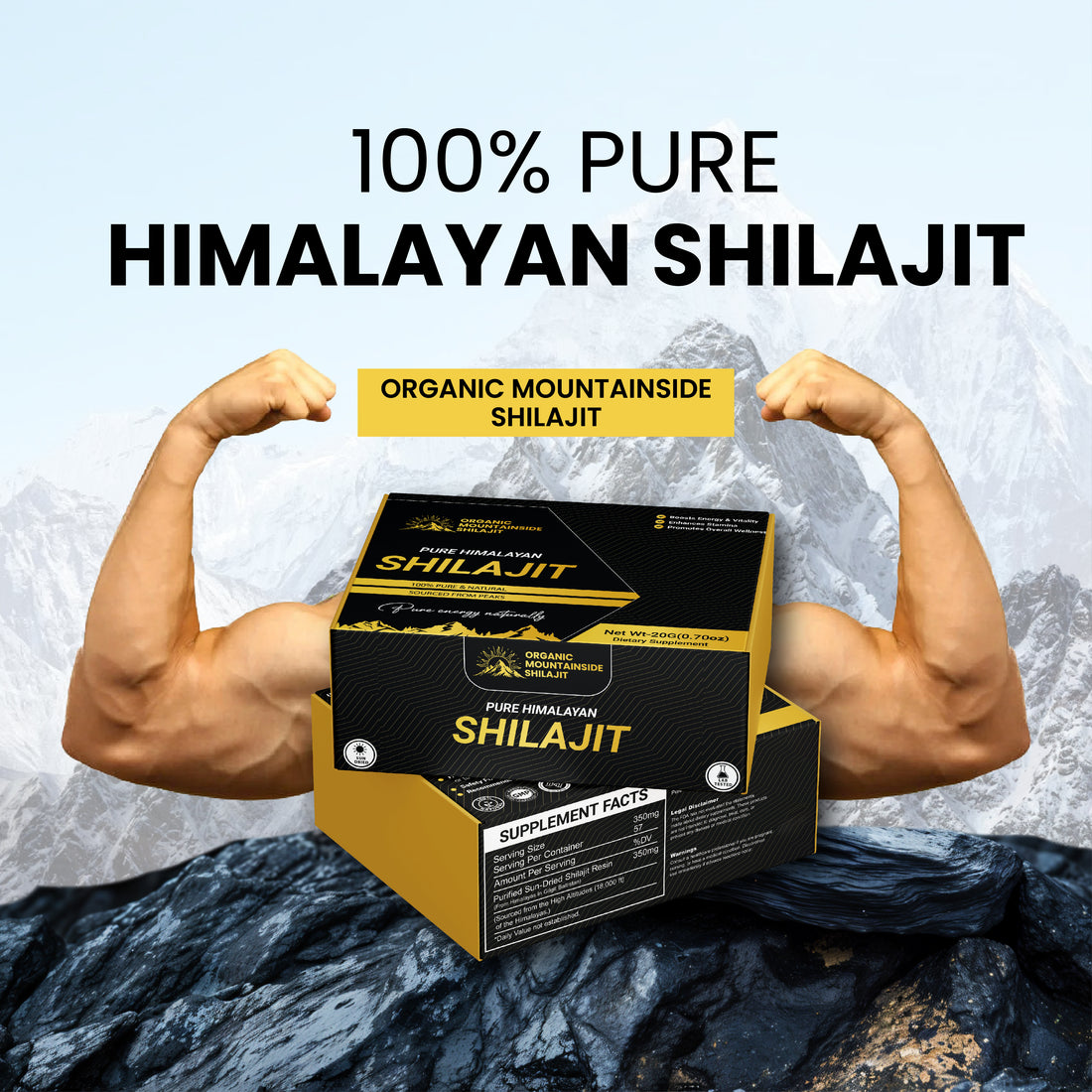 Organic Mountainside Shilajit Resin 20mg